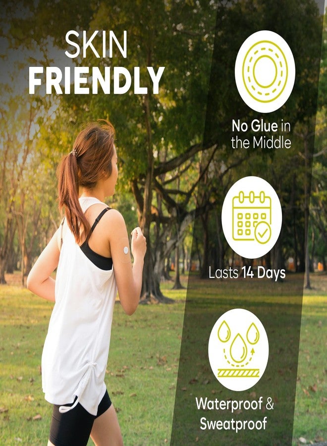 Adamson Freestyle Libre 3 Sensor Covers Waterproof – 50 Libre 3 Patches, Transparent, Long-Lasting, Easy to Apply and Remove, No Glue on Center, Non-Irritating – Ideal for Sports, Swimming, and Daily Use - Image 5